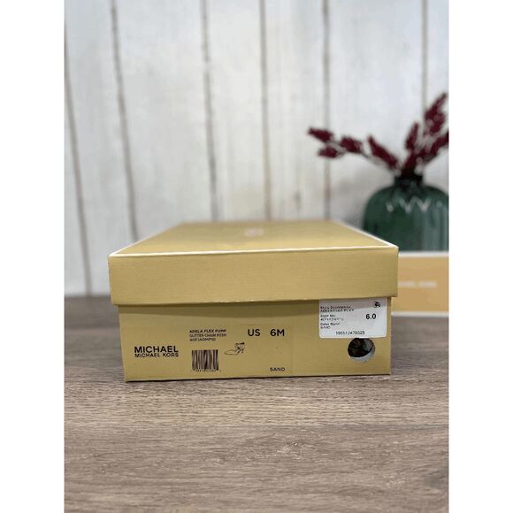 Michael Kors Women's Adela Pump Heels - Sand 6M - Picture 8 of 9